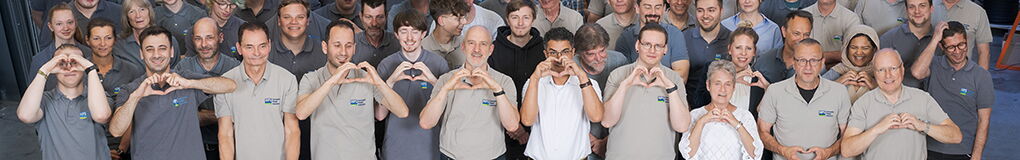 Gruppenbild der HPS Belegschaft