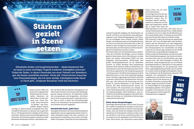 Nordmetall Standpunkte 1-2020 Stiftungsarbeit