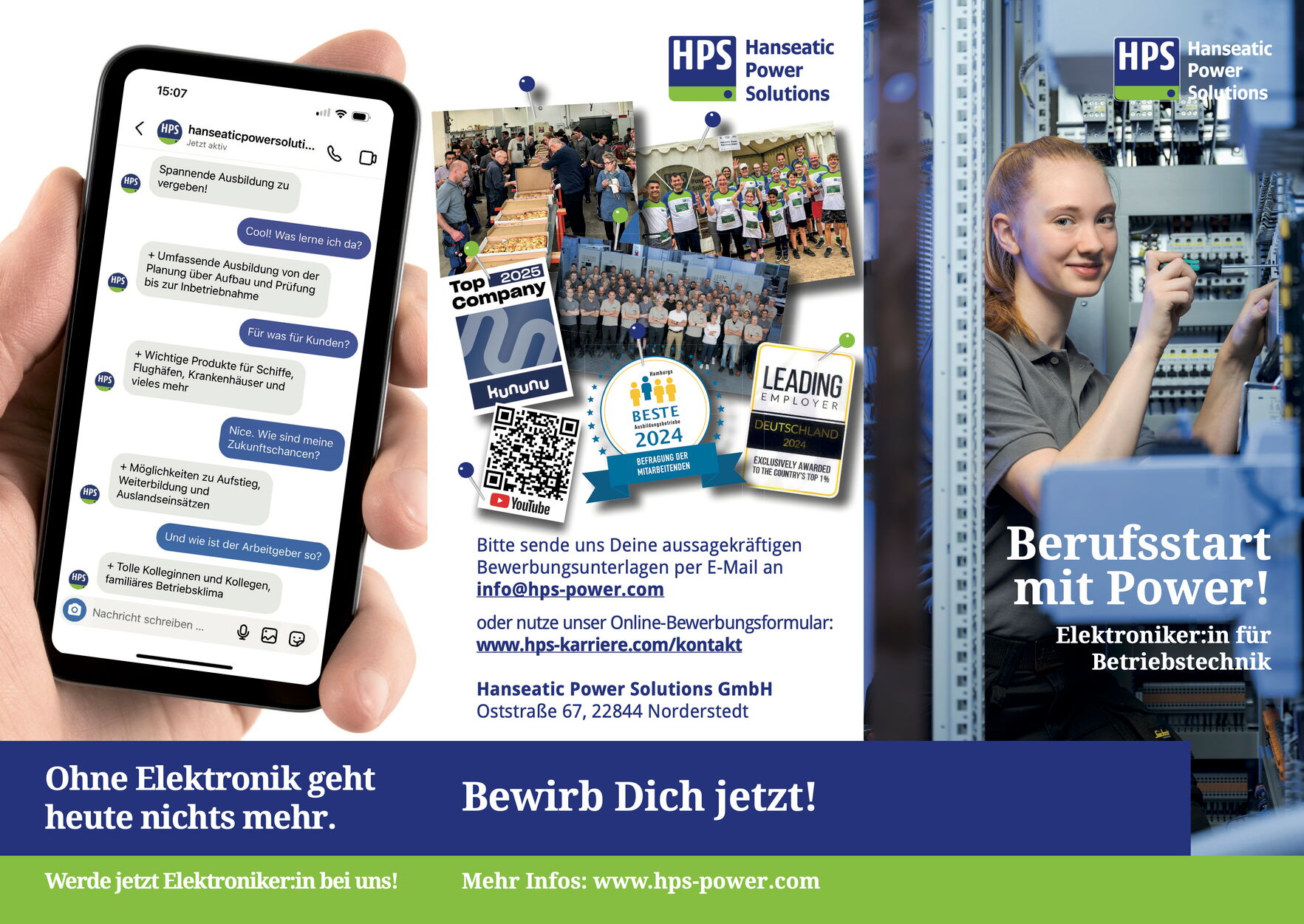 Broschüre für Auszubildene